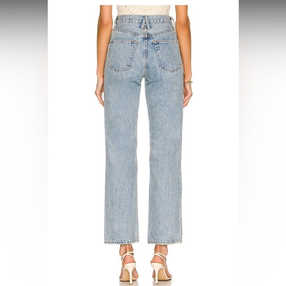 SLVRLAKE London High Rise Straight Jeans in Fool For Love - Picture 3 of 10